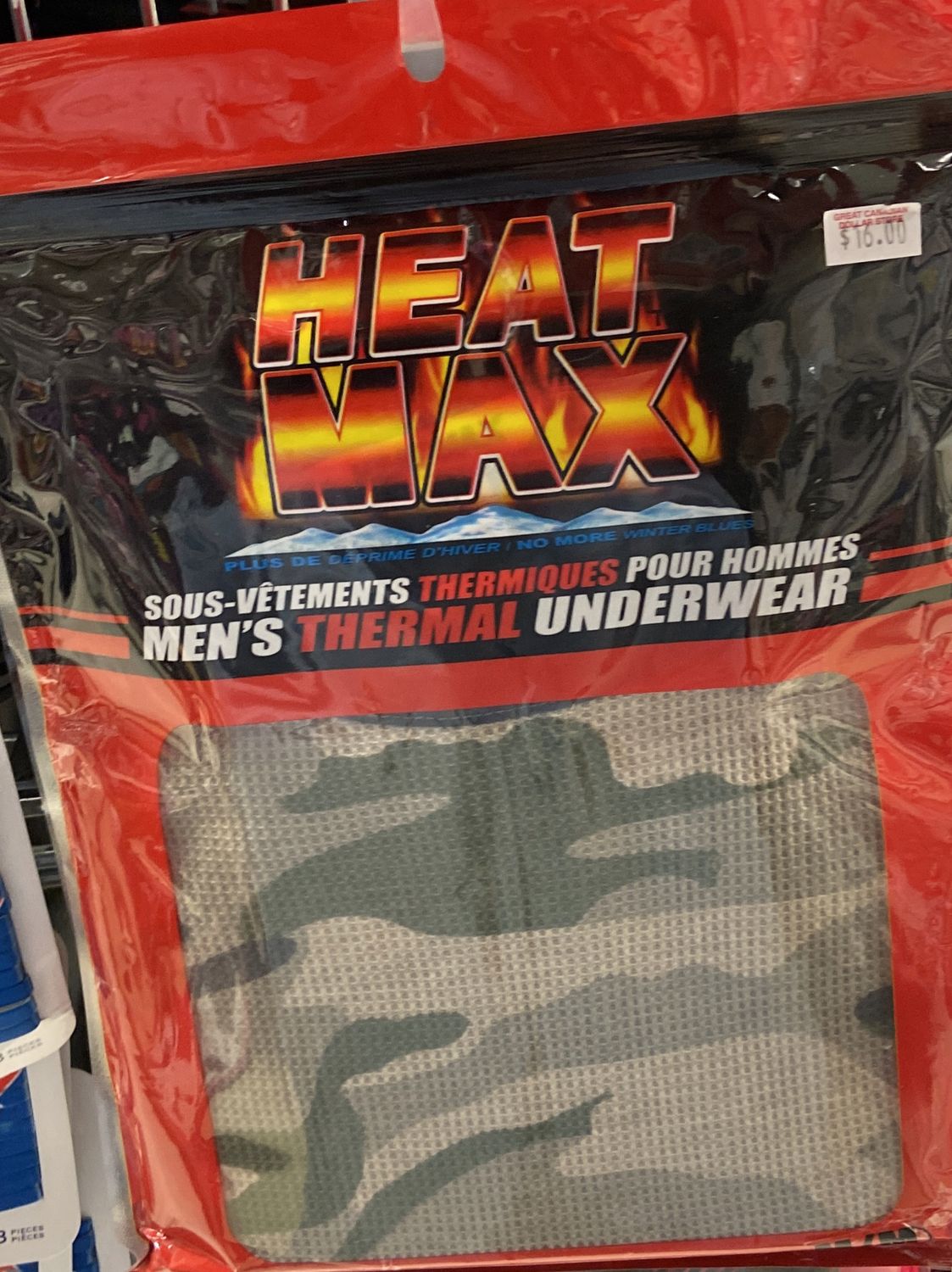 Heat Max: Mens Size Medium Thermal Shirt