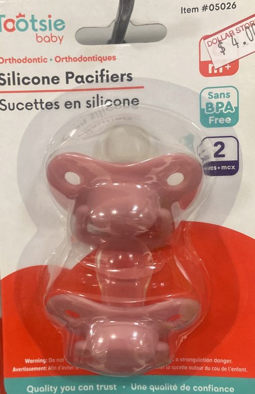 Tootsie: 2pc Asst. Color Silicone Teethers