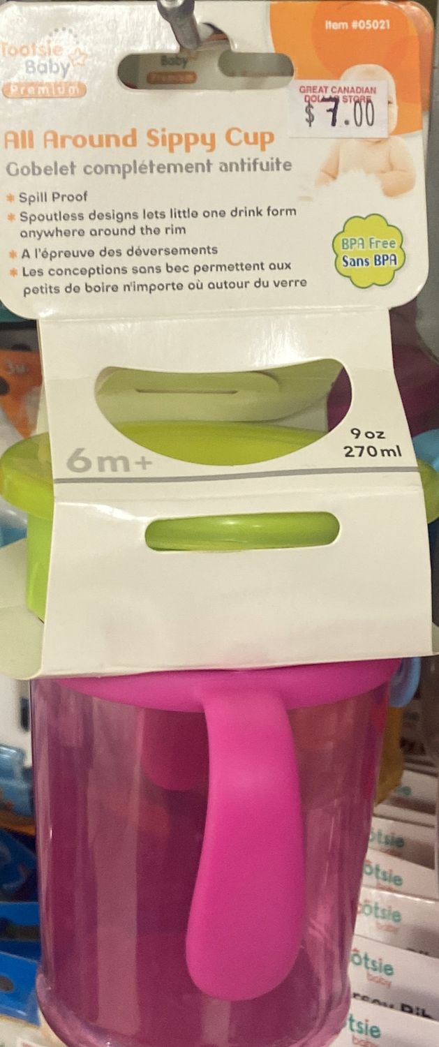 Tootsie: Asst. Color All Around Sipper Cup