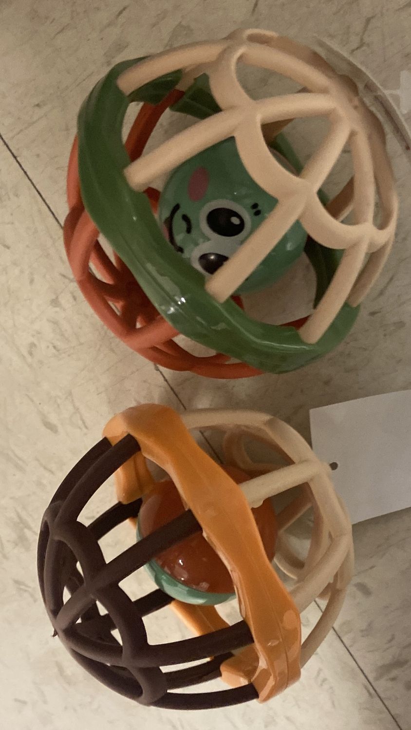 CTG: Asst. Color Curcle Baby Rattle