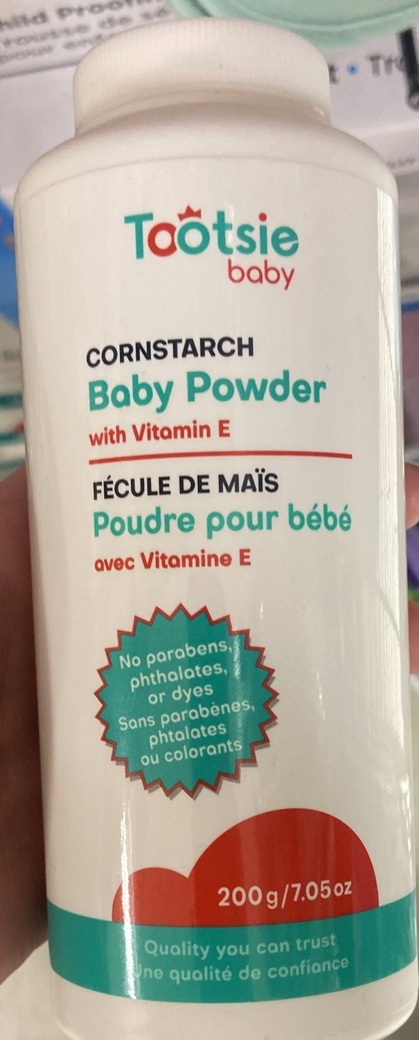 Tootsie: 200g Cornstarch Based Baby Powder