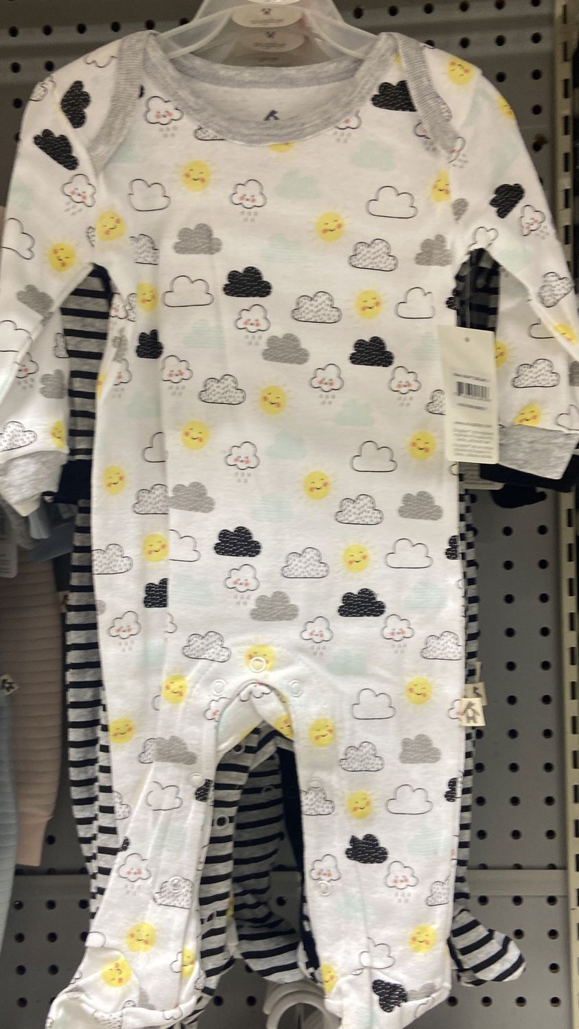 Snugabye: Sun/Cloud Baby Onsie