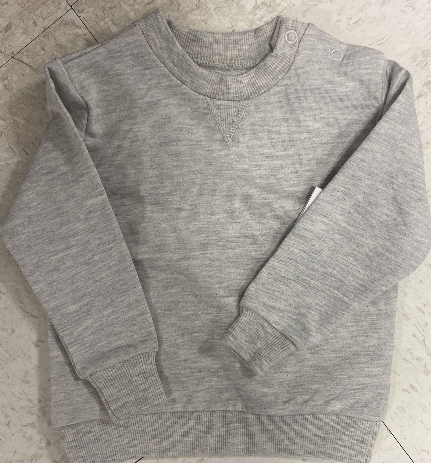 Gertex: Grey Size 12-18M Baby Crewneck