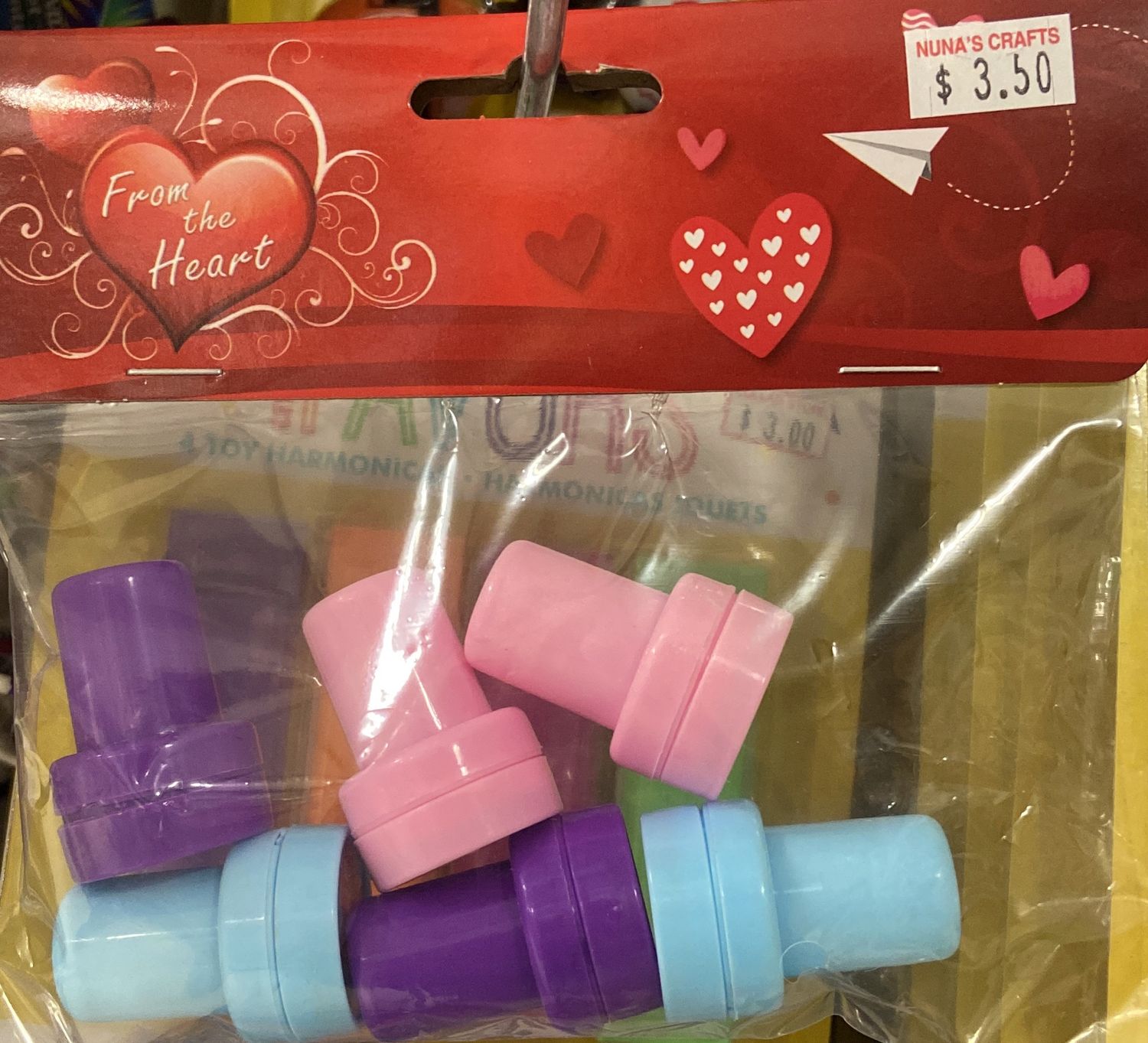 From the Heart: Valentines Themed Stamps x6