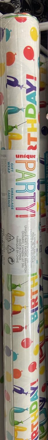 Rainbow “Happy Birthday” Printed Gift Wrap