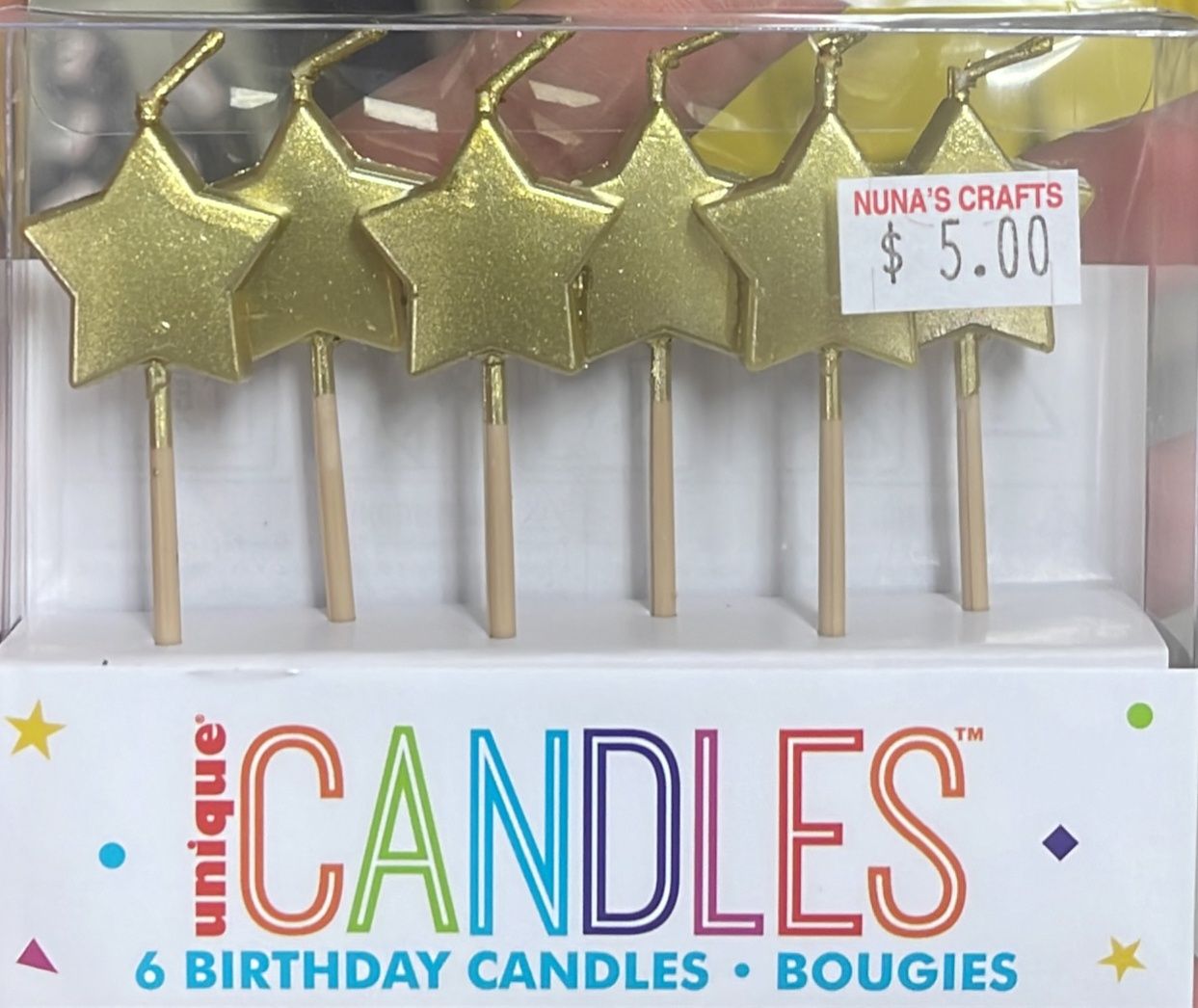 Unique: Star Candles #72420