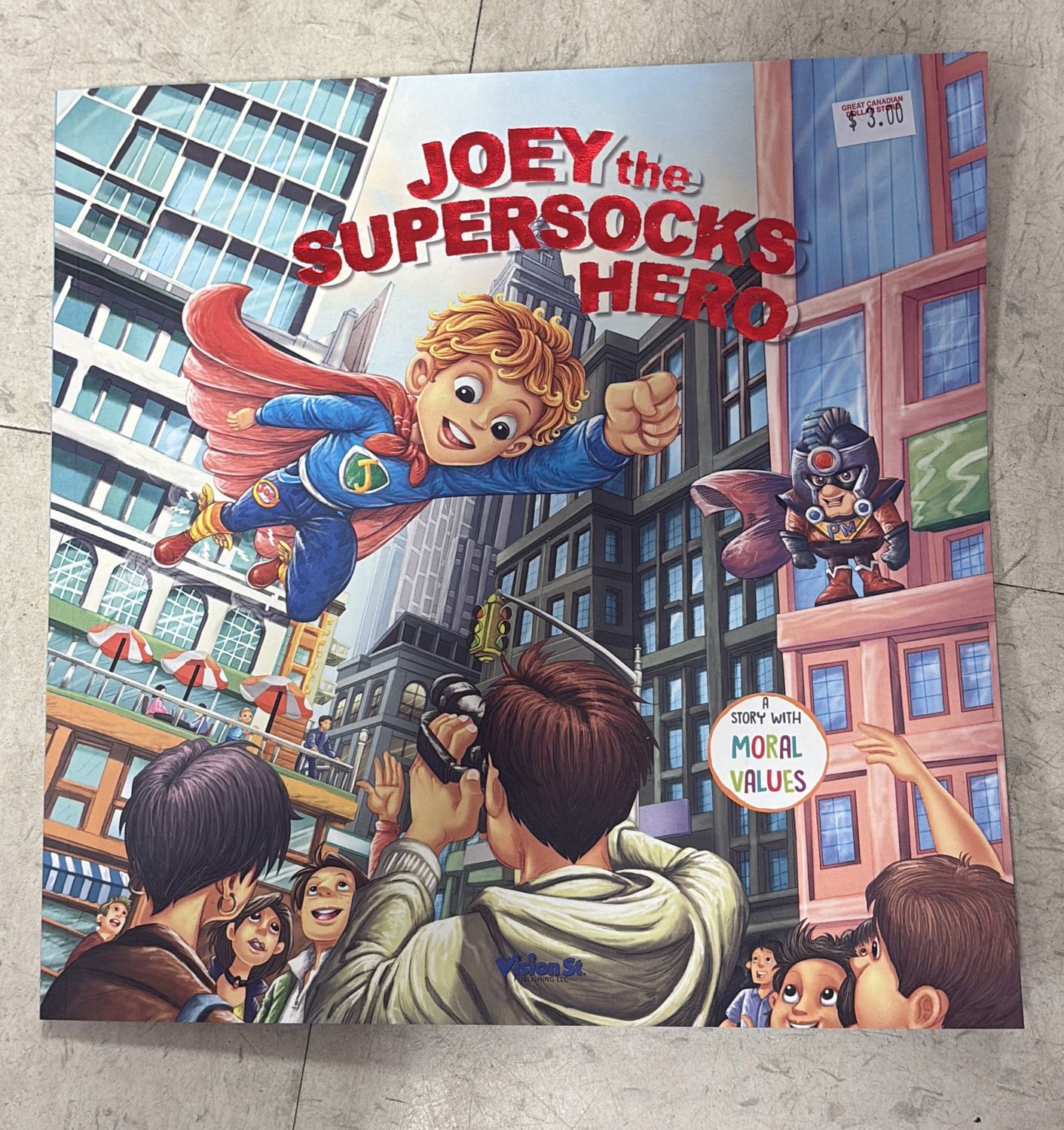 Joey the supersocks hero