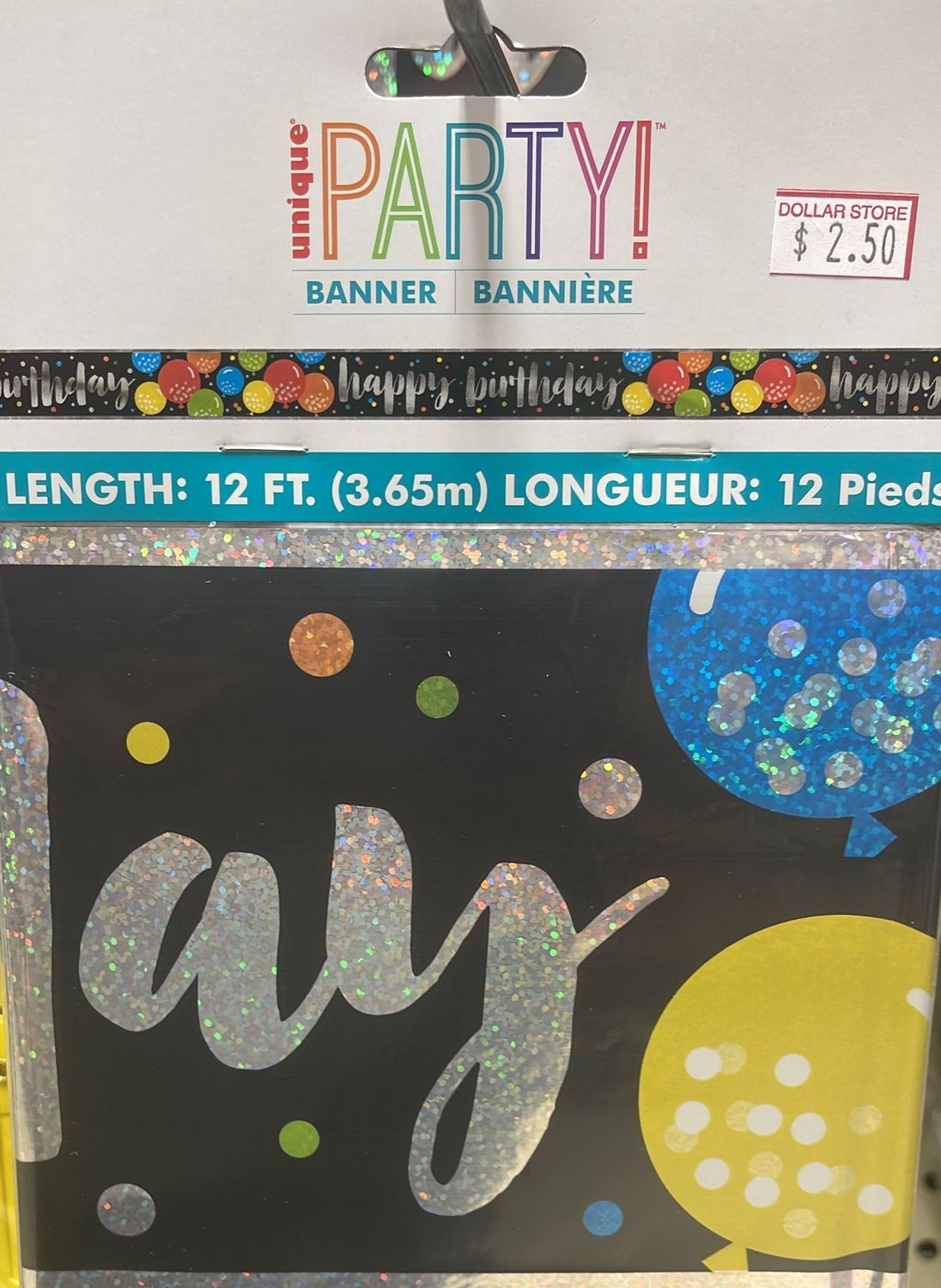 Unique: &quot;Happy Birthday&quot; Banner #63146