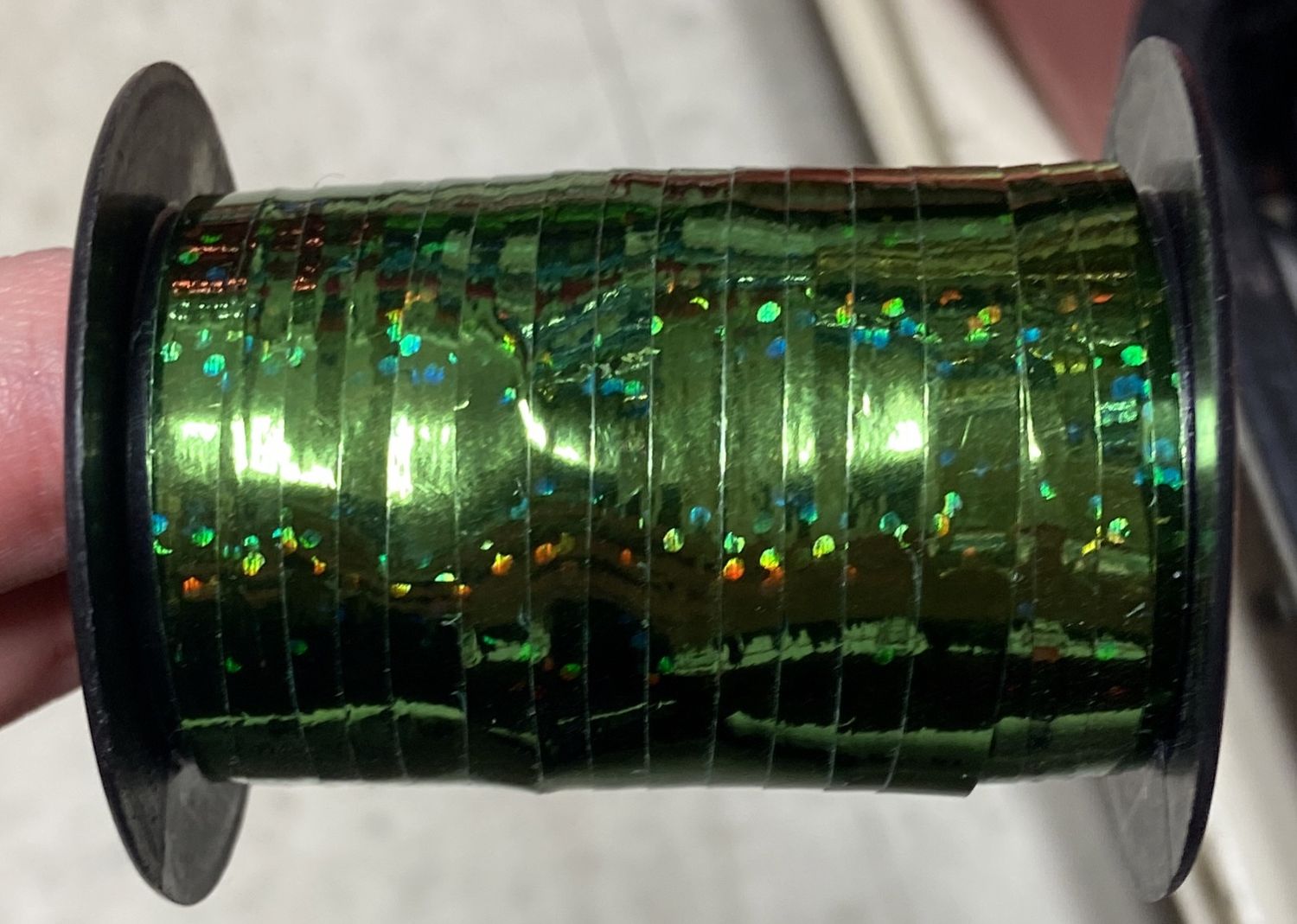 CTG: Shiny Green Curling Ribbon Spool