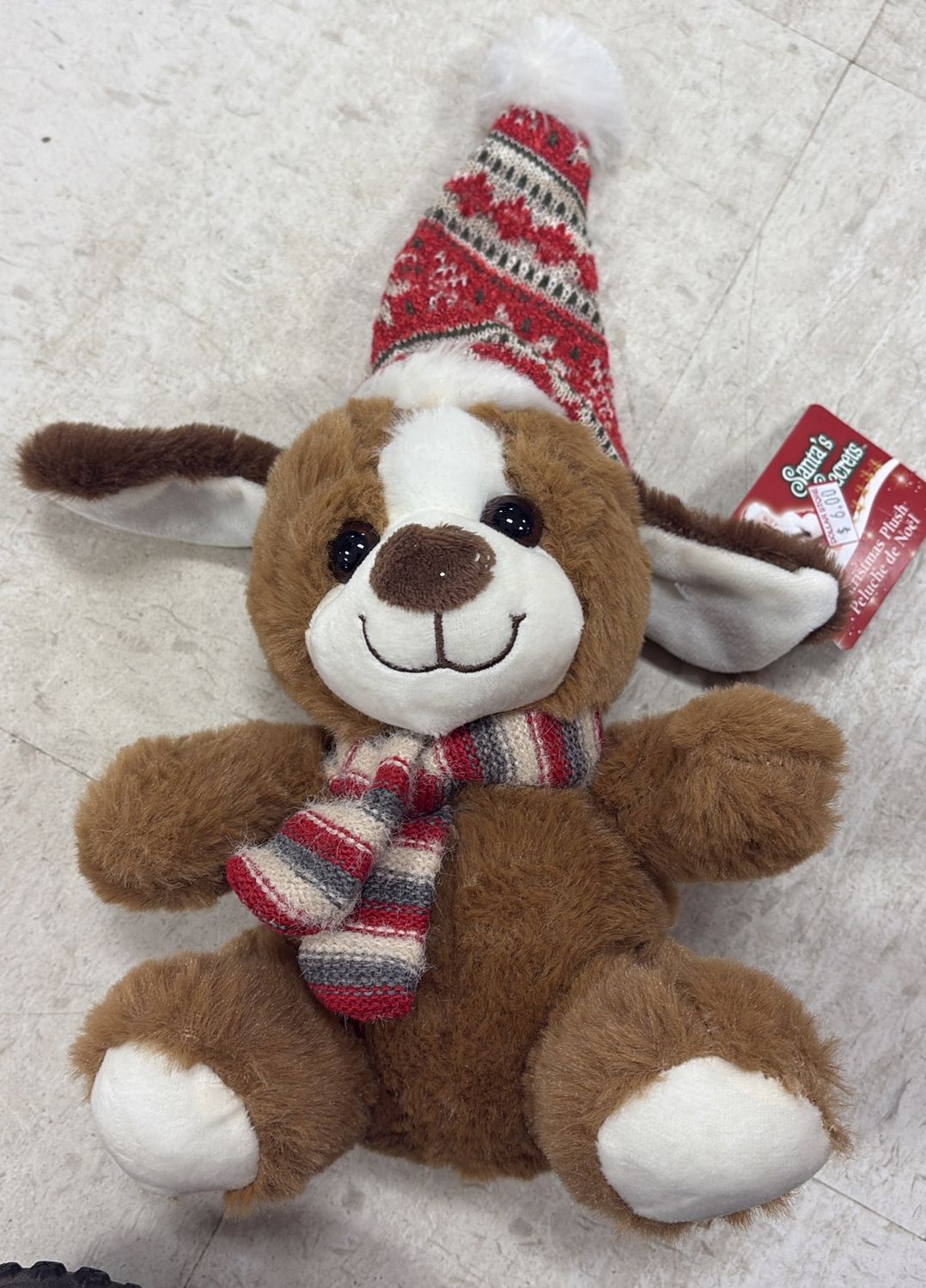 Christmas plush teddy