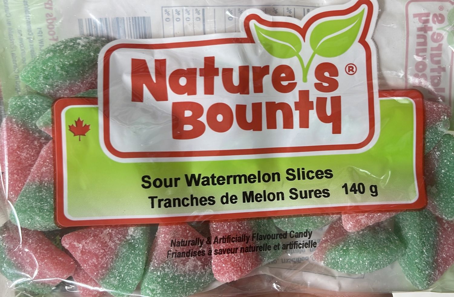 sour watermelon slices