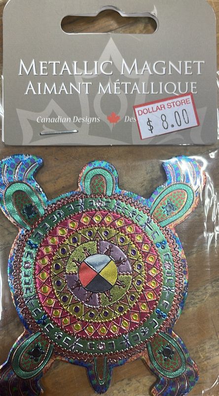 wahkotown turtle metallic magnet