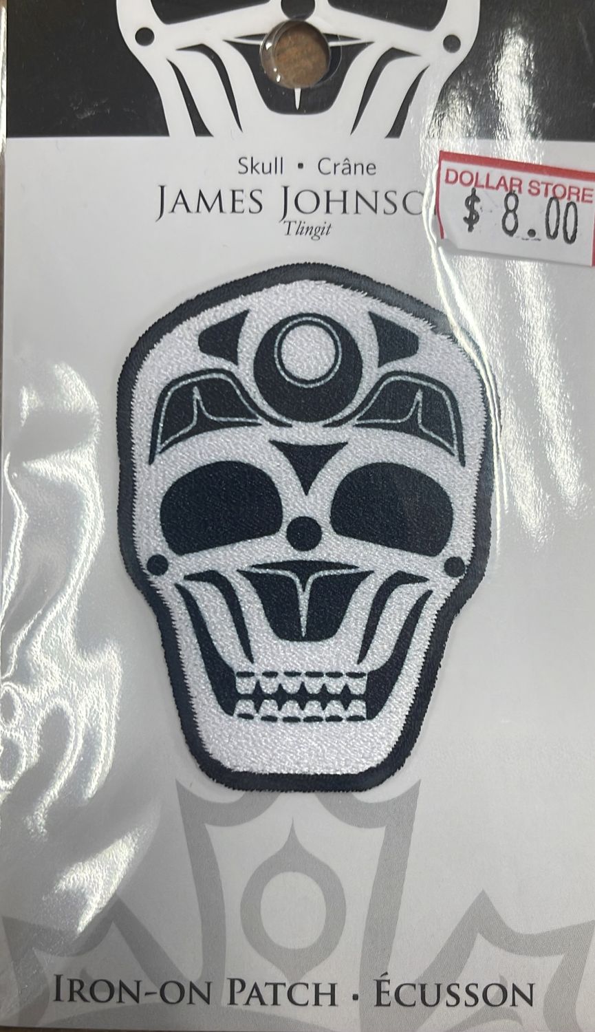 skull Iron on patch
