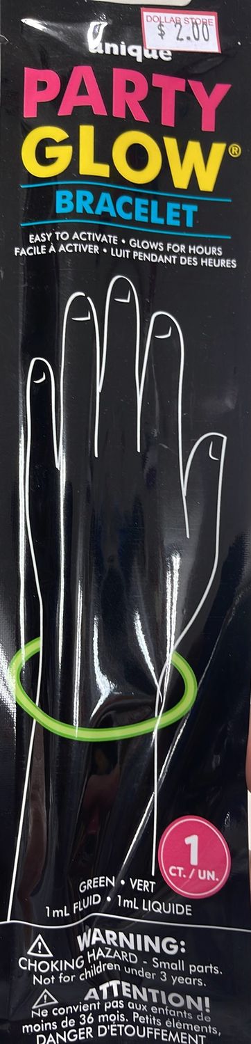 1x Green Glow Bracelet