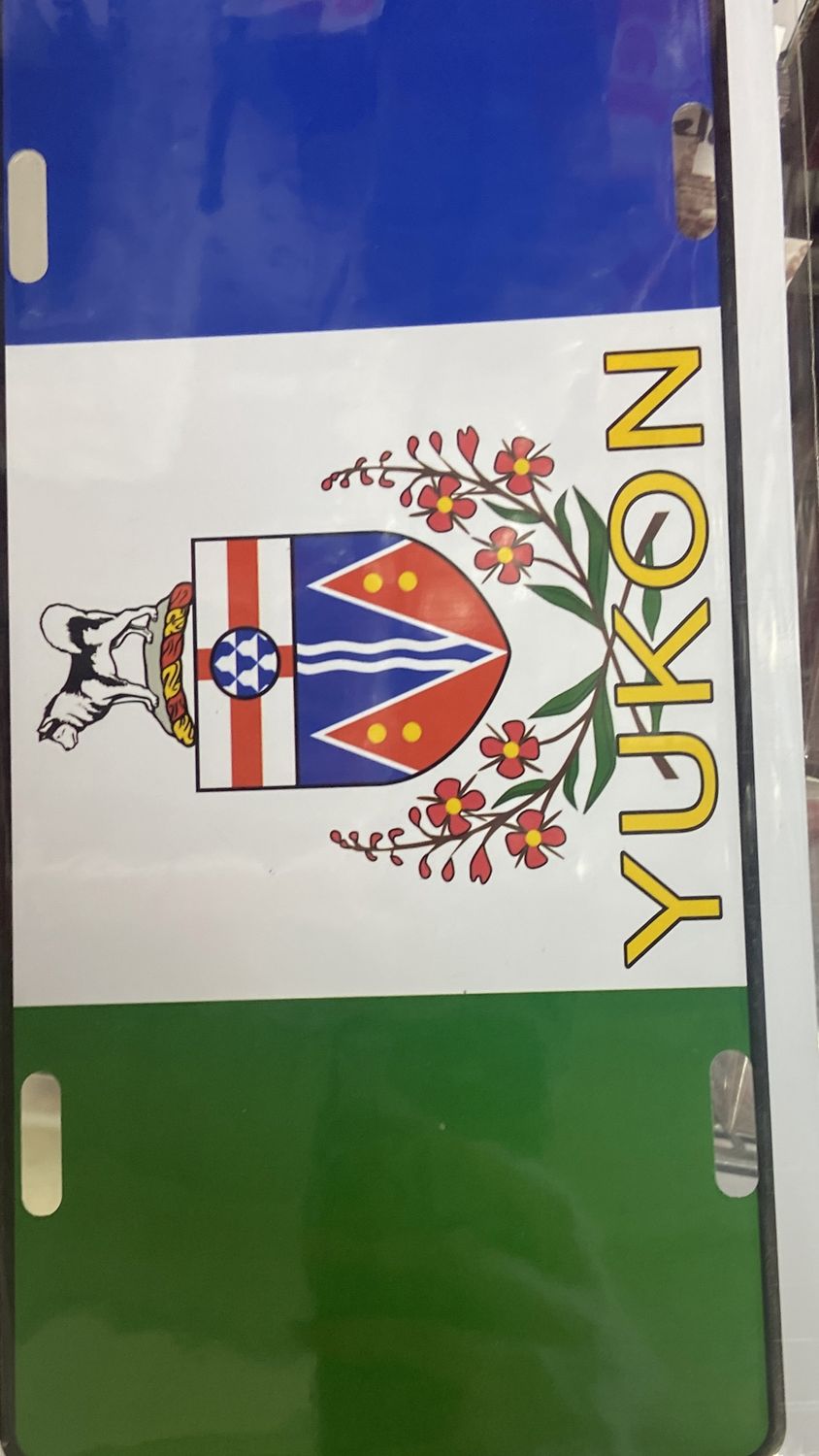 Yukon Flag Licence Plate