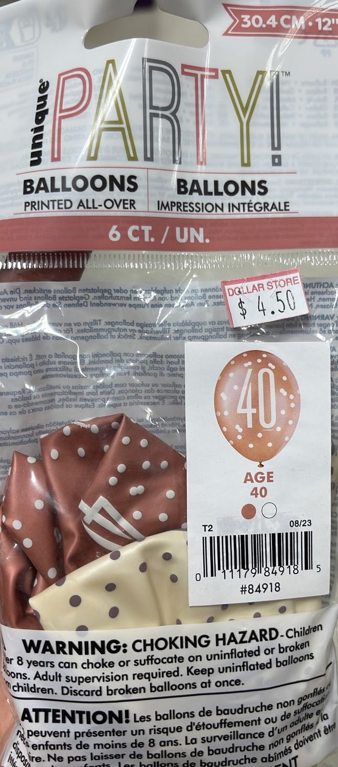 #40 gold and white latex