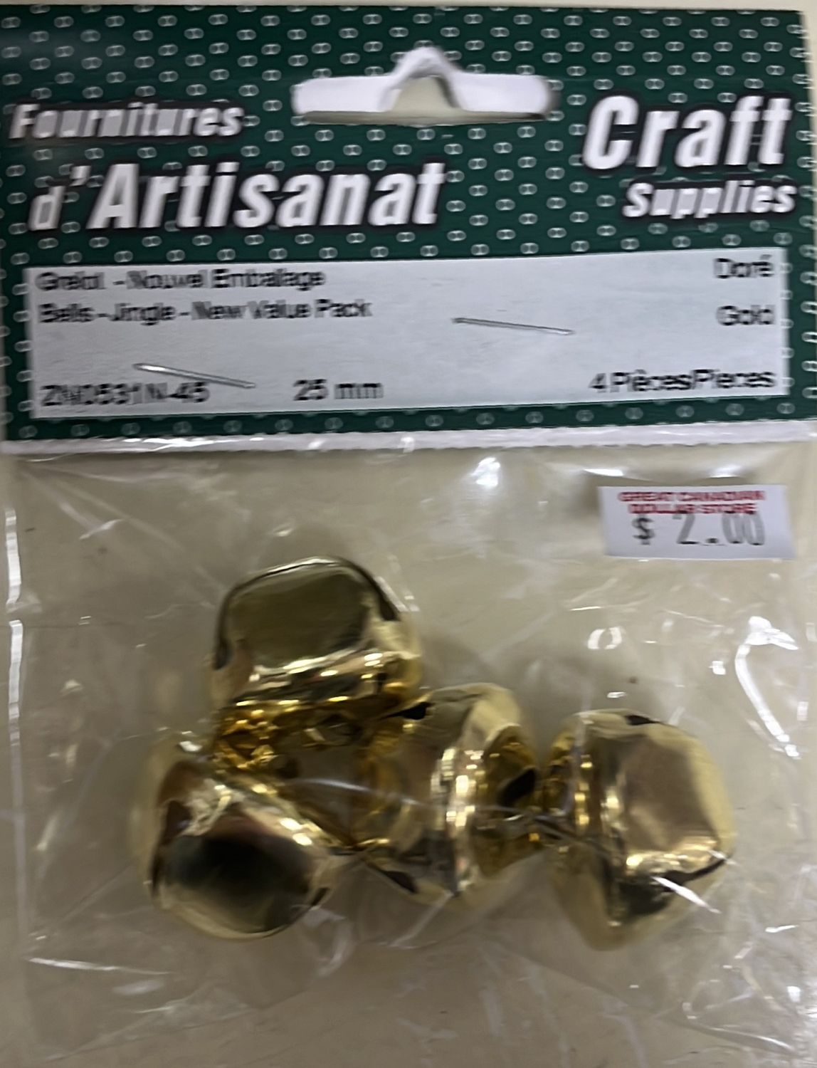 gold jingle bells