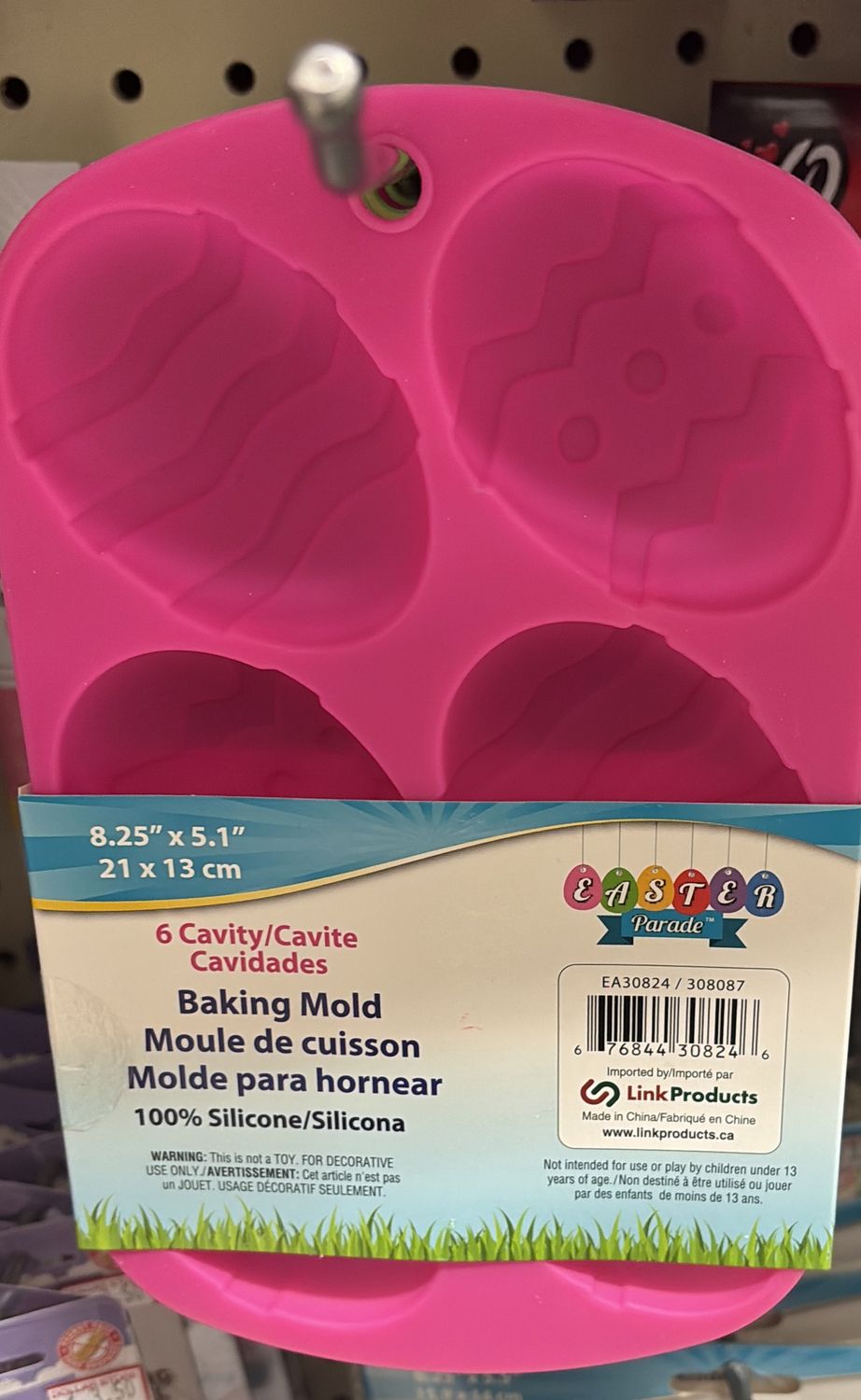 Easter baking mold 6 cavity