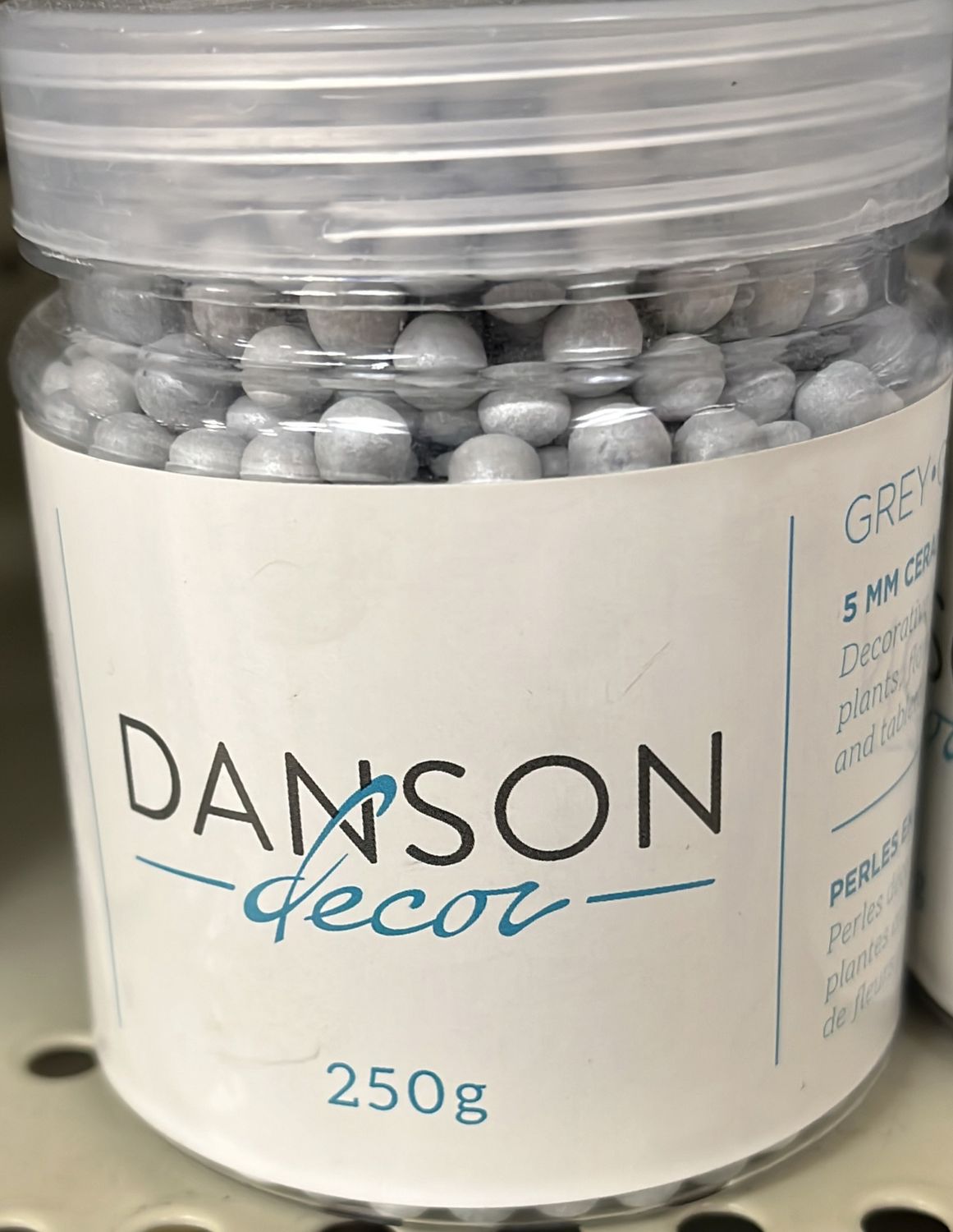 grey ceramic beads