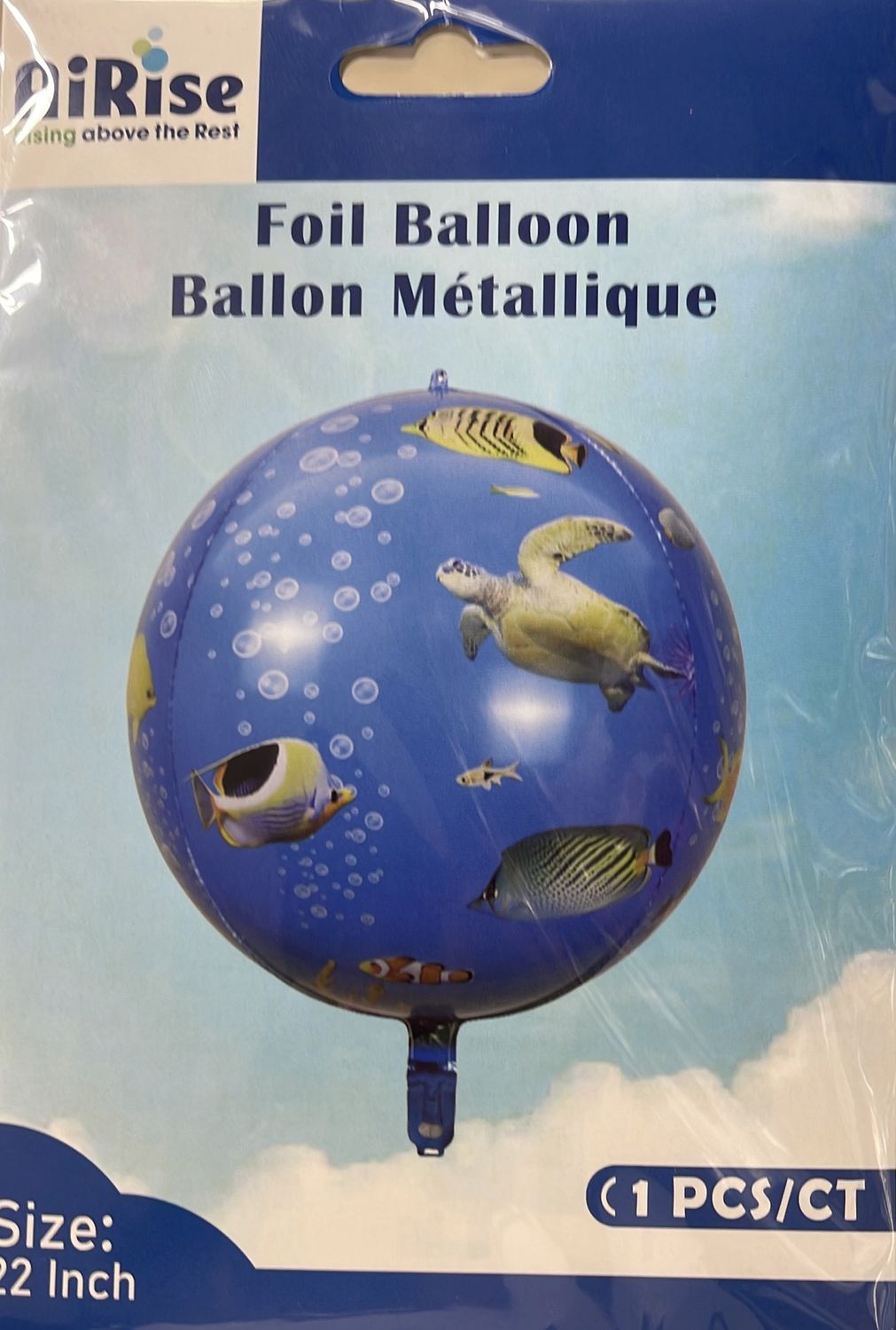 AiRise: 22" Marine Life Themed Orbz Balloon 