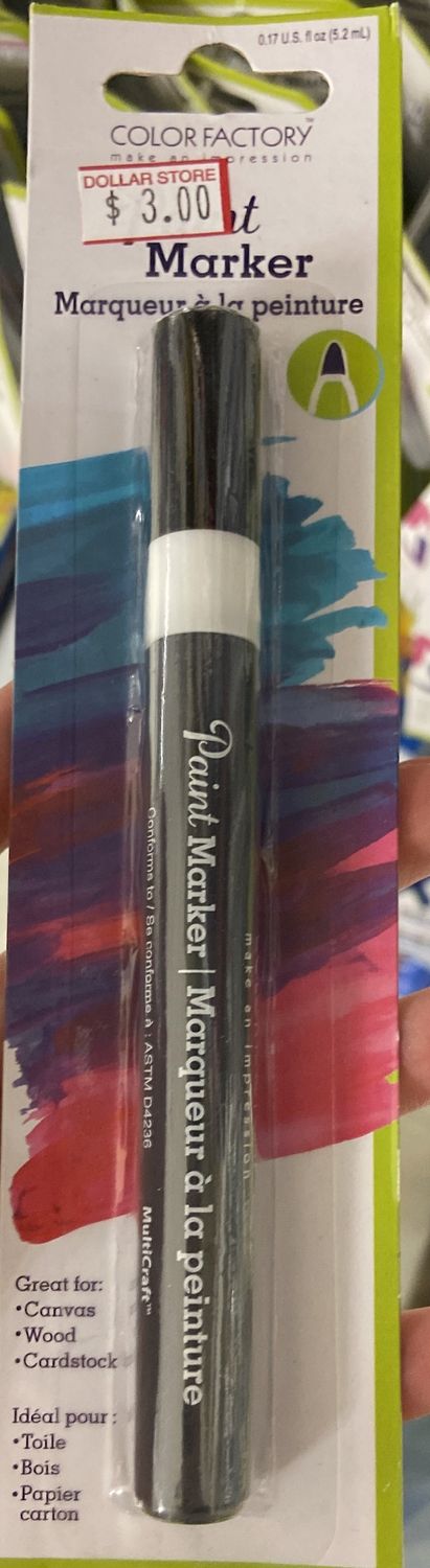MultiCraft: Black Paint Marker 0.17 fl oz 