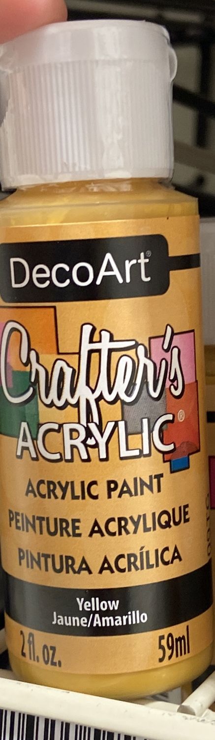 DecoArt: Yellow Acrylic Paint 2oz