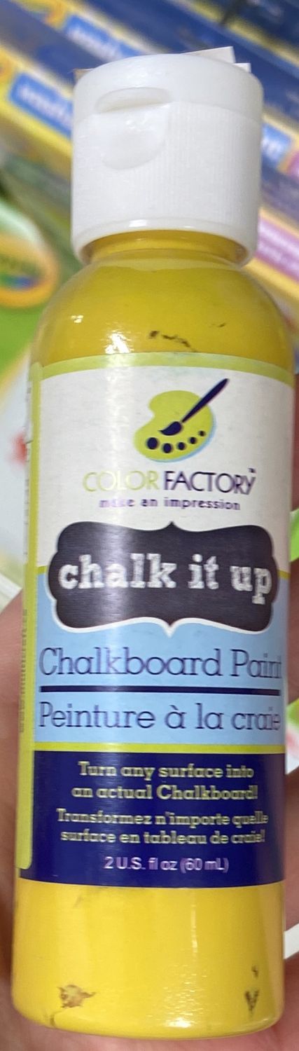 Color Factory: Yellow Pastek Splash Chalkboard Paint