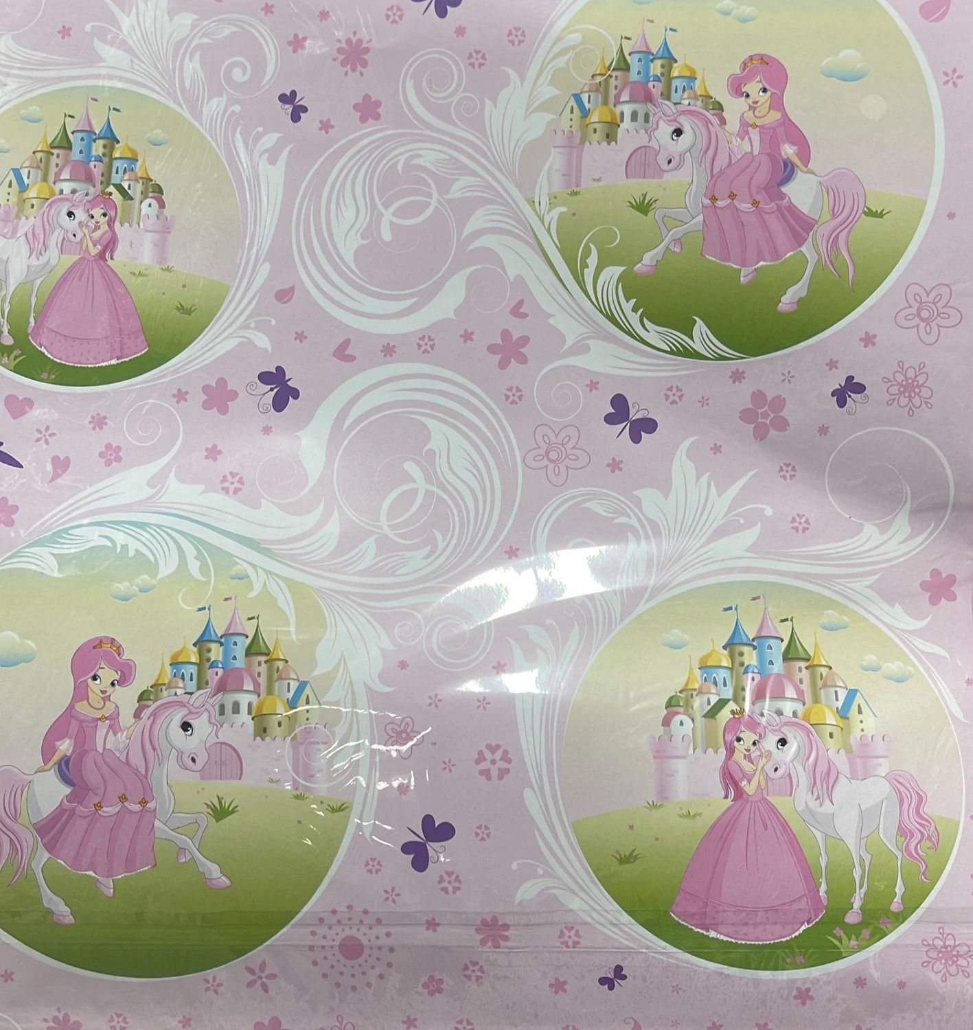 Princess print large gift wrap