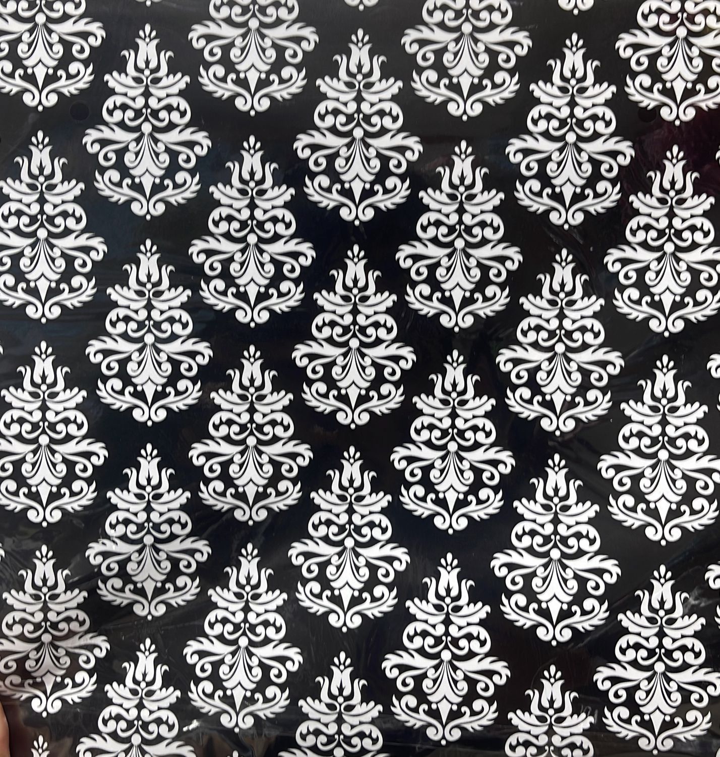 Black and white print large gift wrap