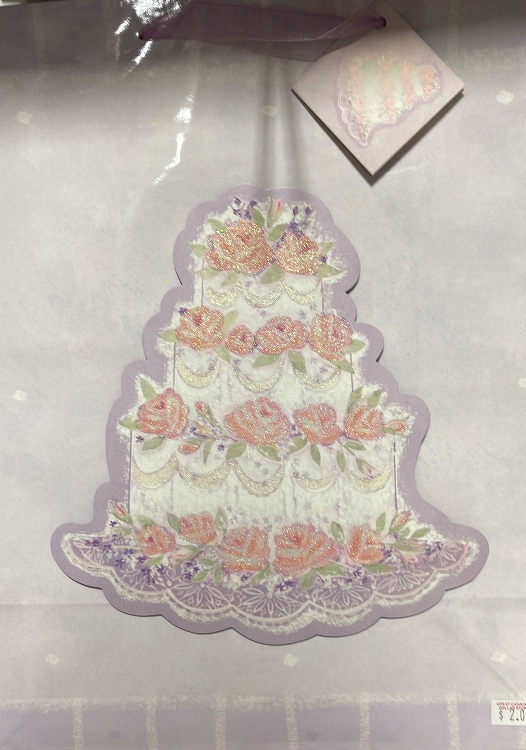 cake gift bag