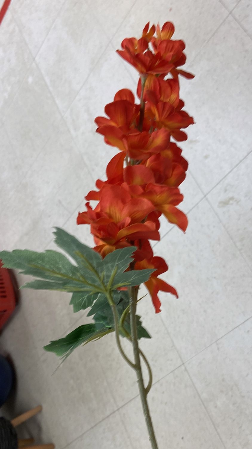 Dansom Decor: #22099 Long Stem Yellow/Orange Flower Bunch