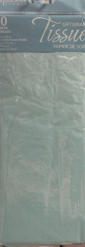 light blue tissue