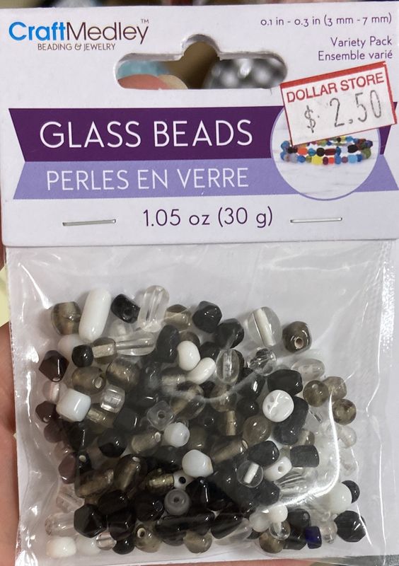 MultiCraft: Glass Beads 1.05oz Variety pk classic