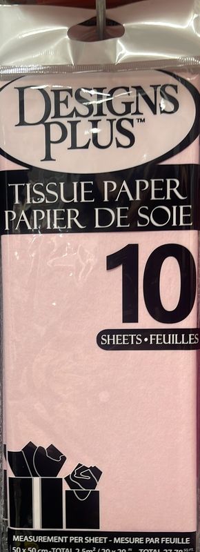 Baby pink tissue paper