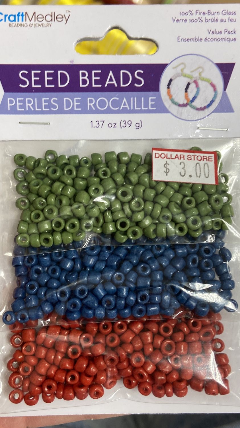 MultiCraft: Brights - Seed Beads 1.37oz (39g)