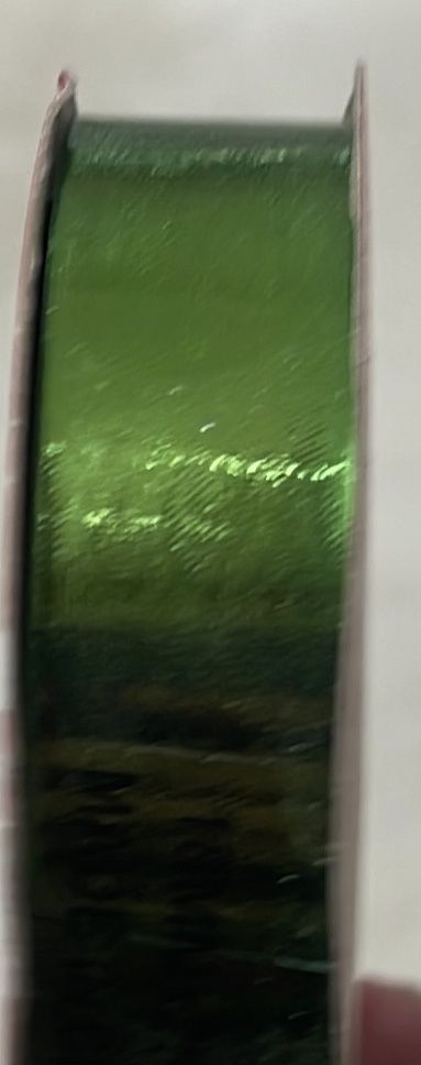 Green pattren metallic ribbon