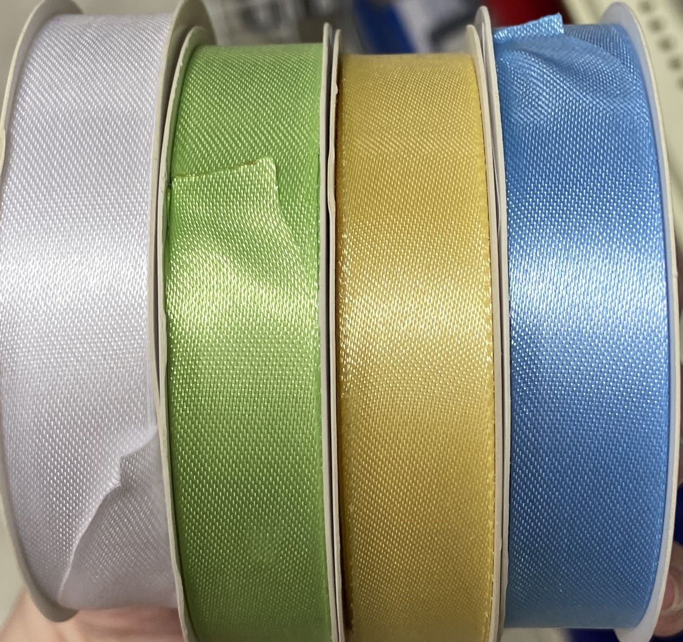 Asst. 0.6&quot; Pastel Ribbon