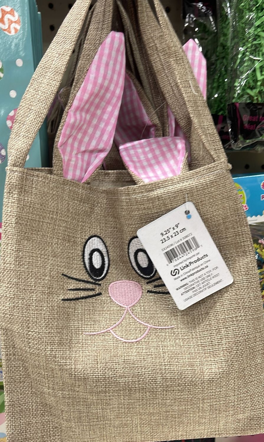 Brown bunny bag