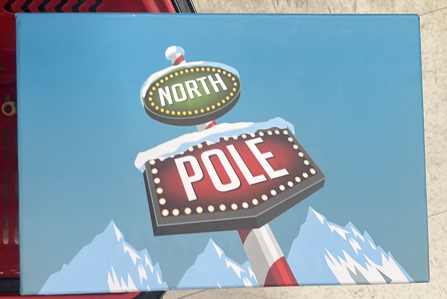 M North Pole Christmas Gift Box