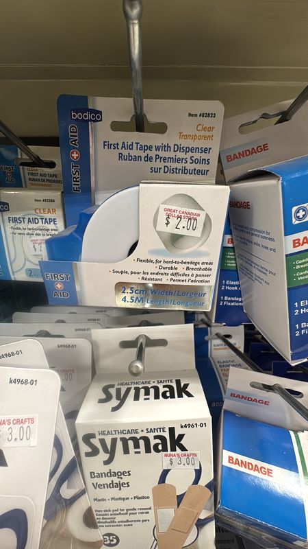 first aid tape 2.5cm width