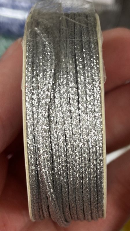 Metallic Polyester 3yd Wired String