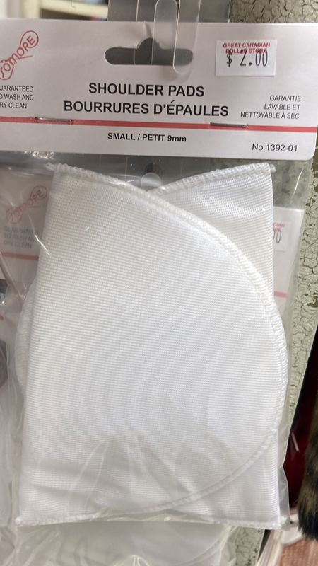 White Shoulder Pads