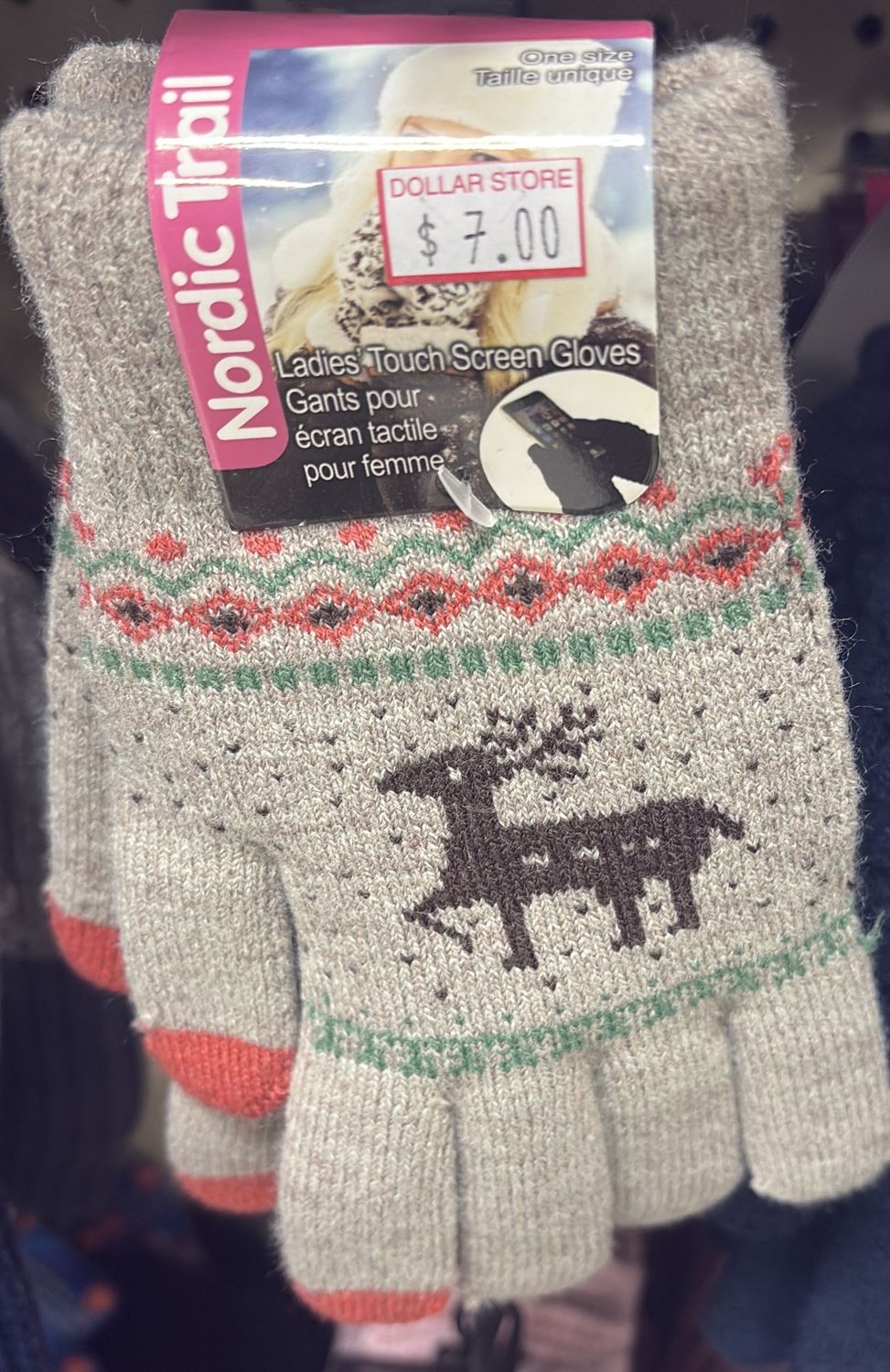 Ladies touch screen gloves