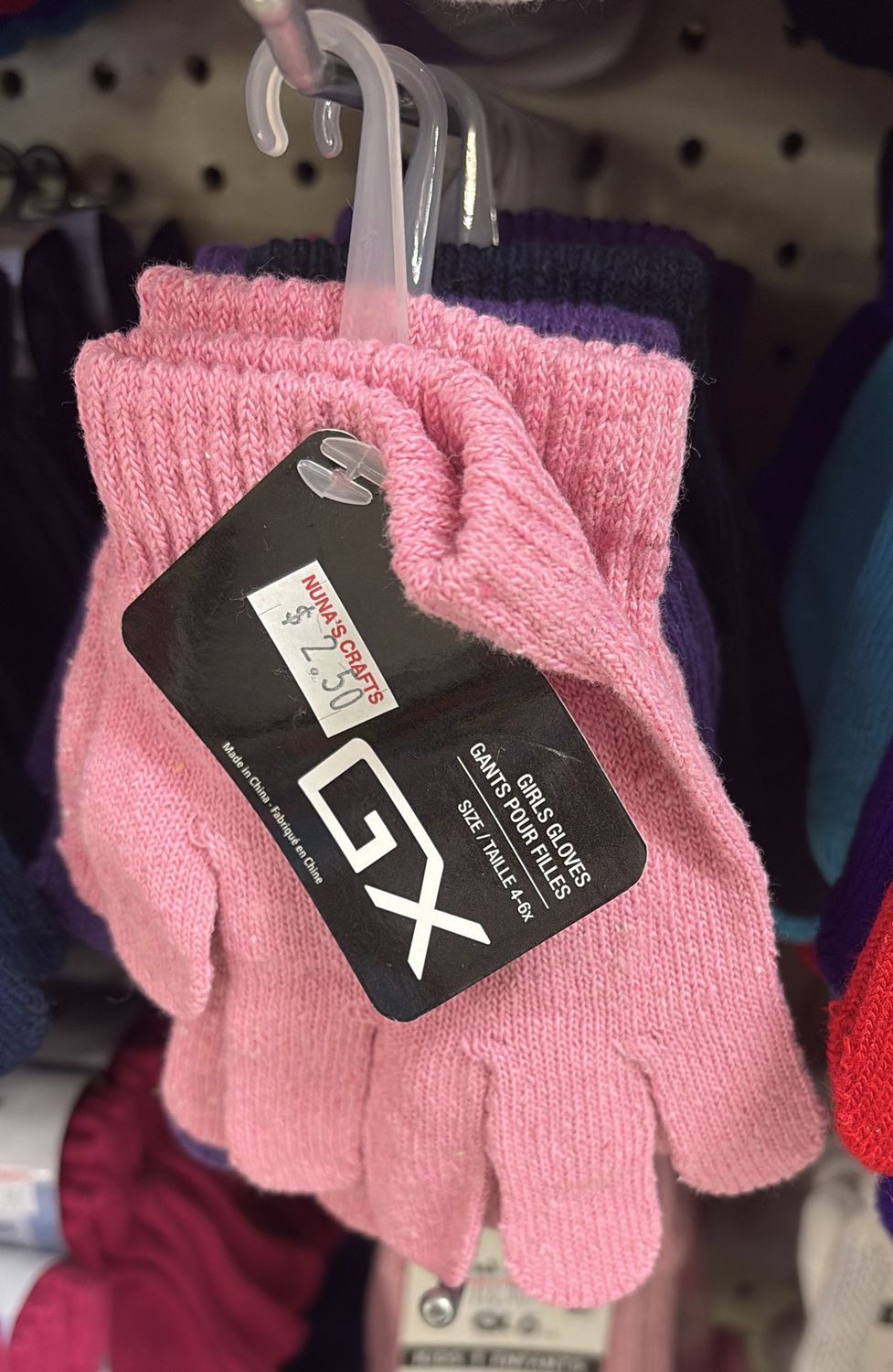 GX girls gloves