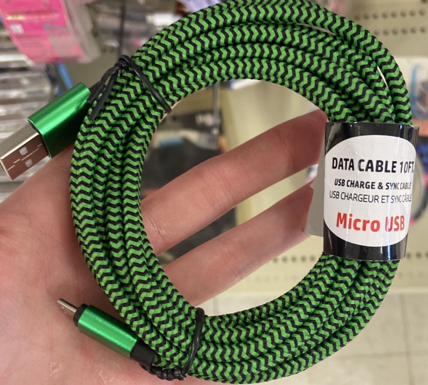 DATA Cable 1Ft - Micro USB