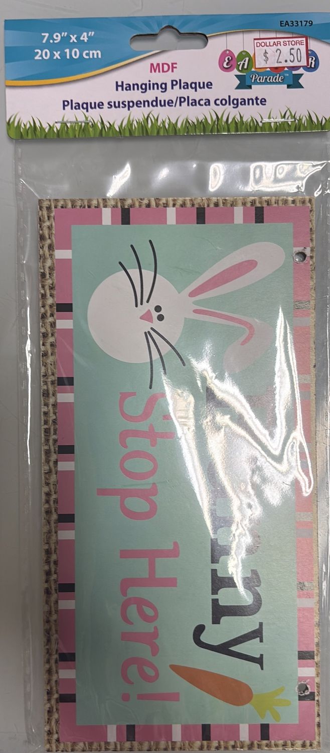 MDF  hanging plaque easter