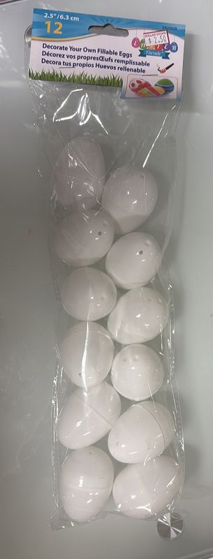 Easter eggs own fillable eggs