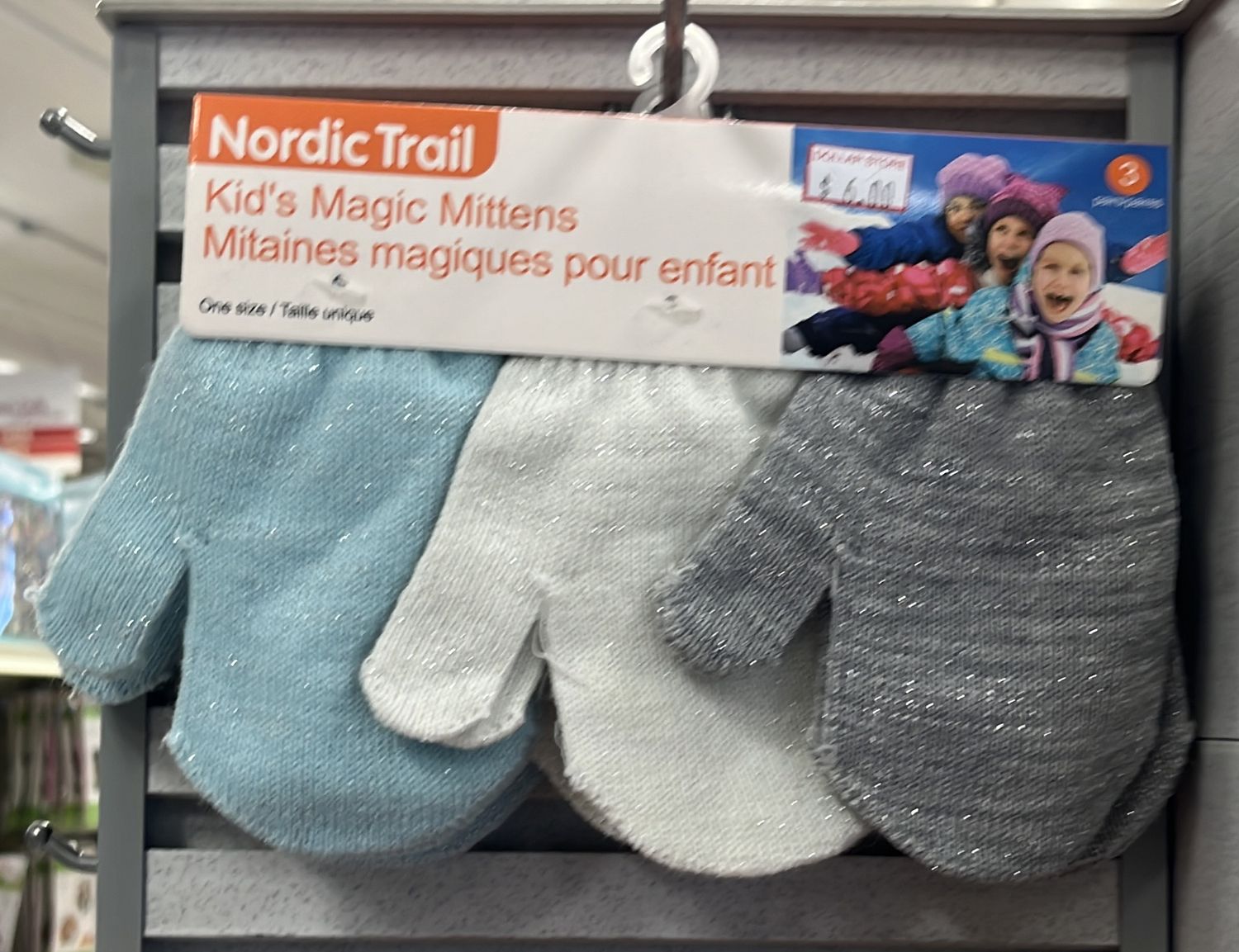 3pk kids mittens