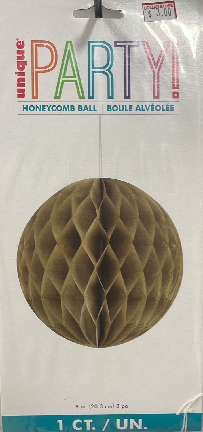 Brown honeycomb ball