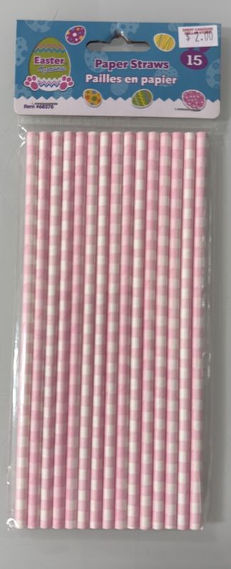 Easter paper straws